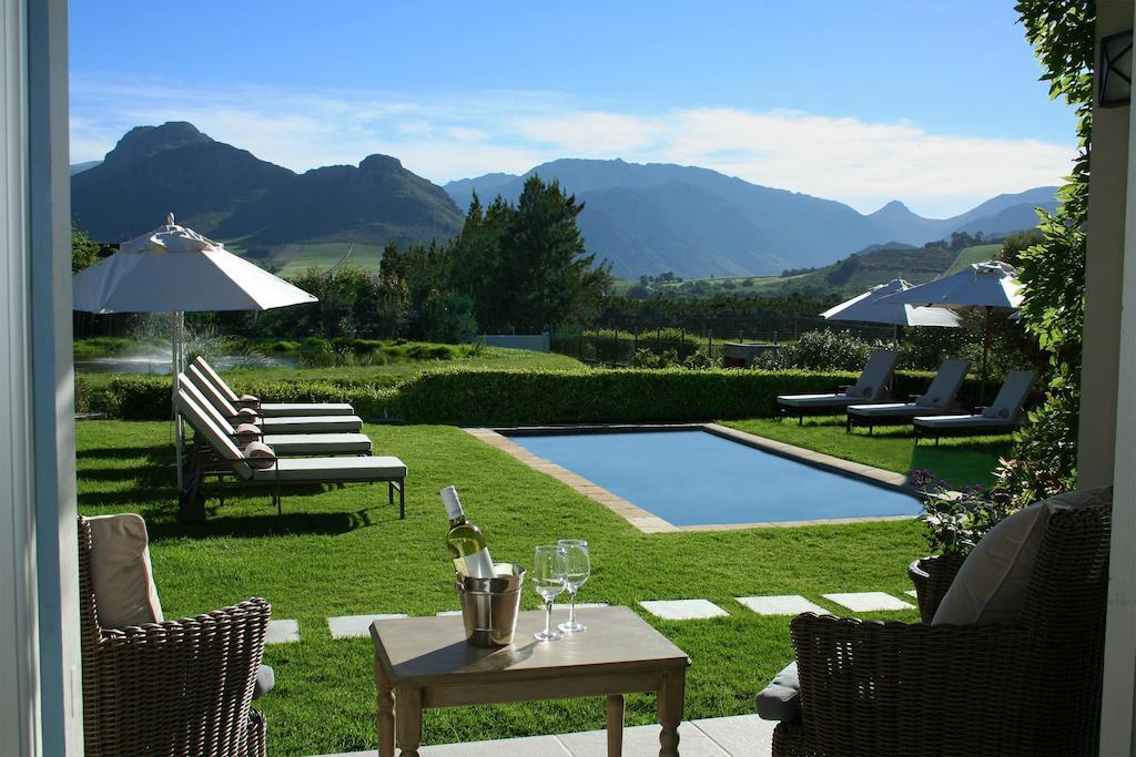 Penzion La Cabriere Country House Franschhoek Exteriér fotografie