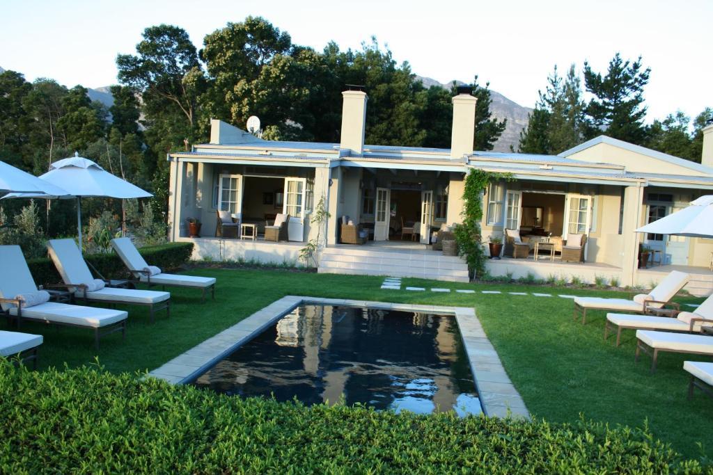 Penzion La Cabriere Country House Franschhoek Exteriér fotografie